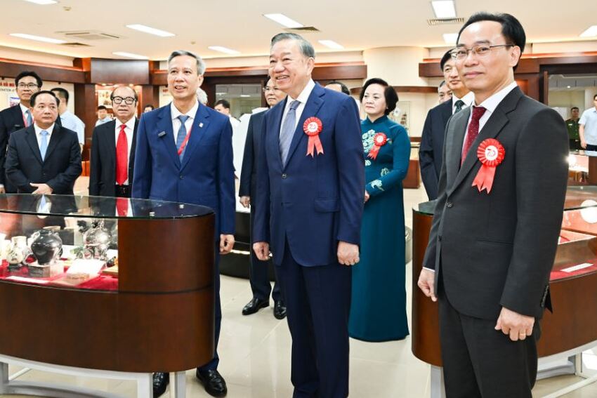 Tổng Bí thư, Chủ tịch nước dự kỷ niệm 70 năm thành lập Đại học Bách khoa Hà Nội