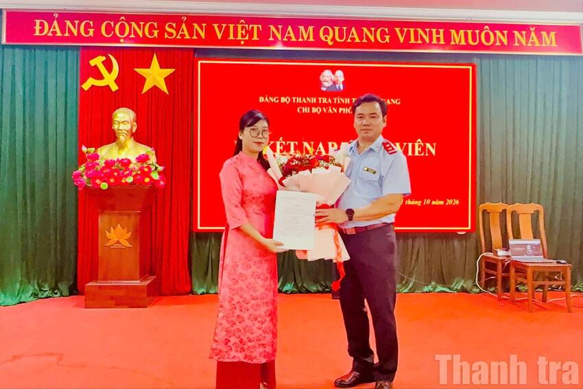 Tuyên Quang: Thêm đảng viên mới, thêm sức cho công tác thanh tra