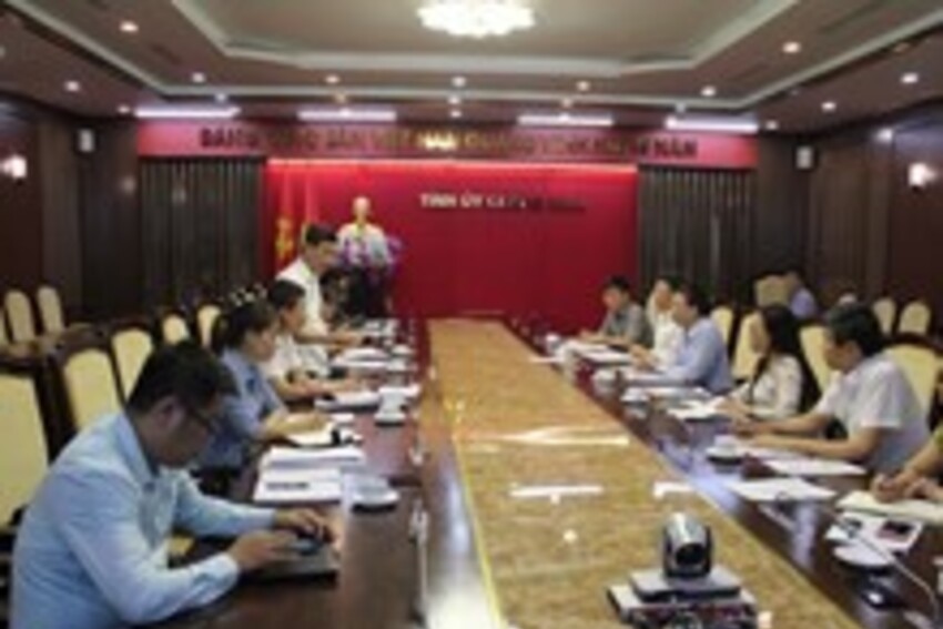 Đoàn công tác của Văn phòng Trung ương Đảng kiểm tra tình hình ứng dụng Công nghệ thông tin tại các cơ quan Đảng tỉnh Quảng Ninh
