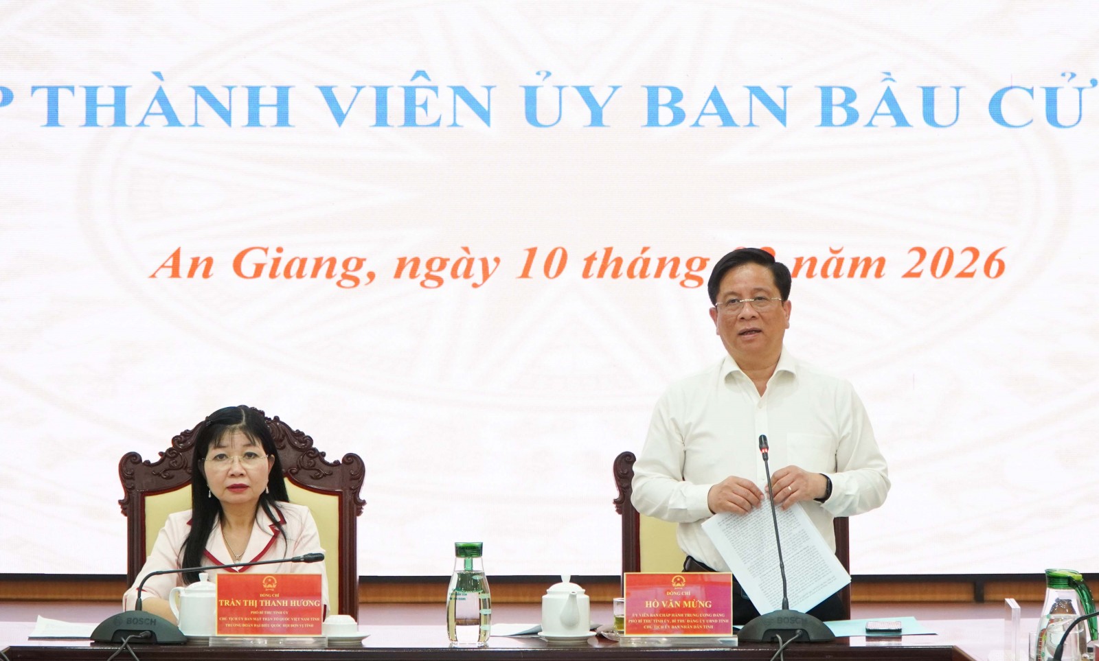 An Giang siết chặt tiến độ, chuẩn bị chu đáo cho bầu cử đại biểu Quốc hội khóa XVI và HĐND các cấp