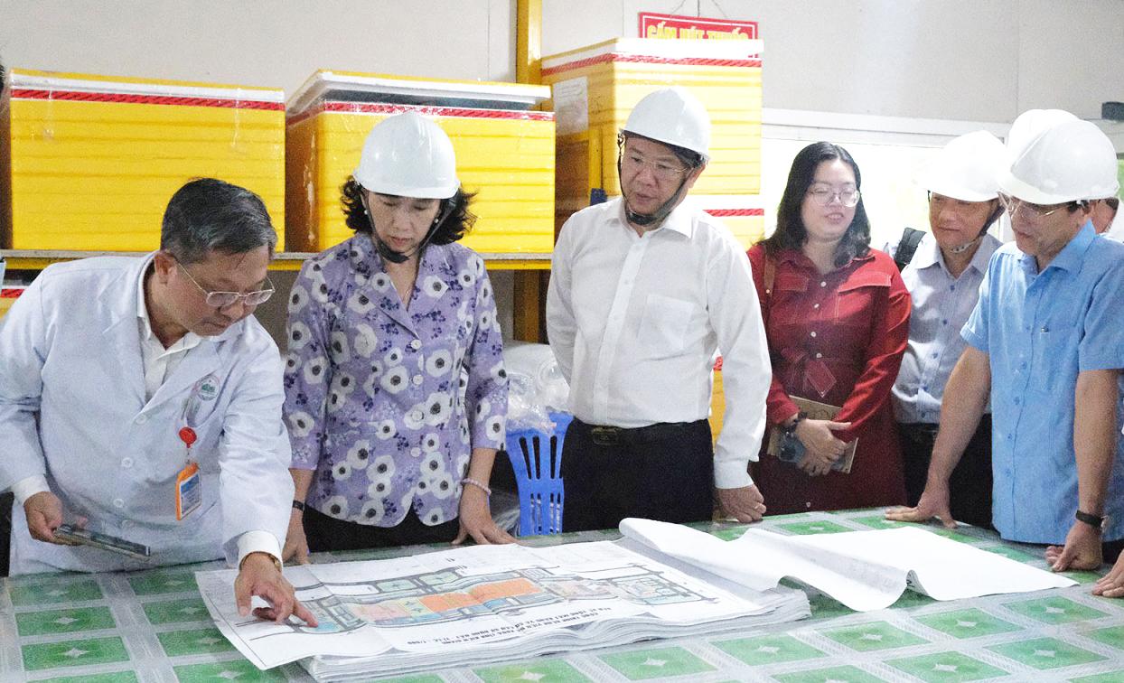 Khảo sát tiến độ xây dựng Bệnh viện Ung bướu Kiên Giang quy mô 400 giường bệnh