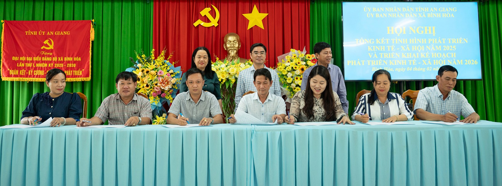 Năm 2026, xã Bình Hòa quyết tâm phát triển kinh tế - xã hội hiệu quả và bền vững