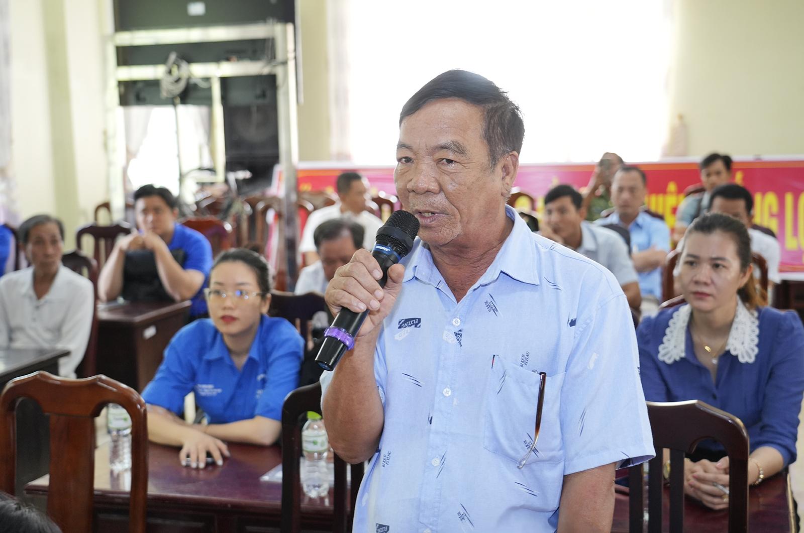 Ứng cử viên đại biểu Quốc hội tiếp xúc cử tri đặc khu Phú Quốc