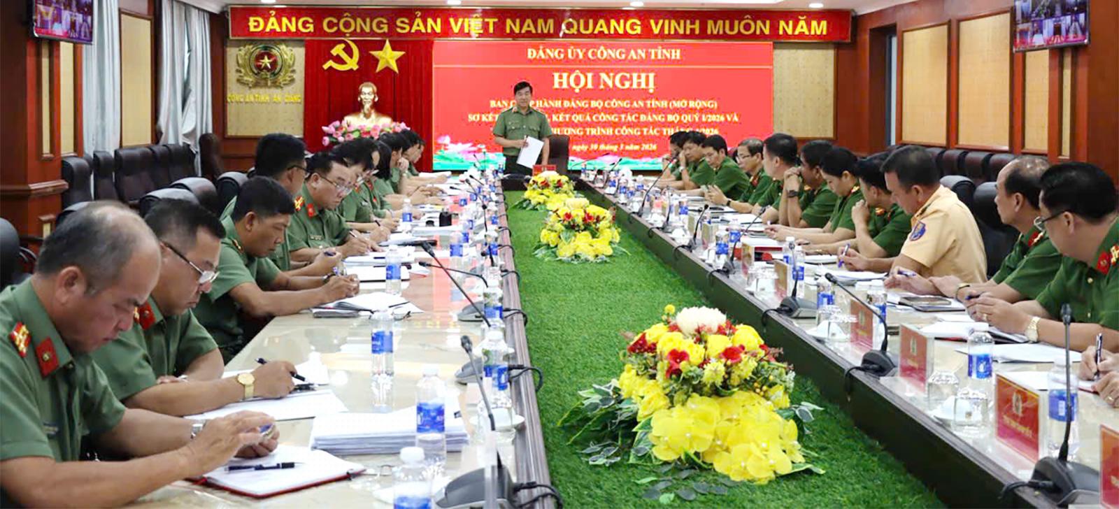 Công an tỉnh An Giang triển khai đồng bộ các giải pháp đảm bảo an ninh trật tự
