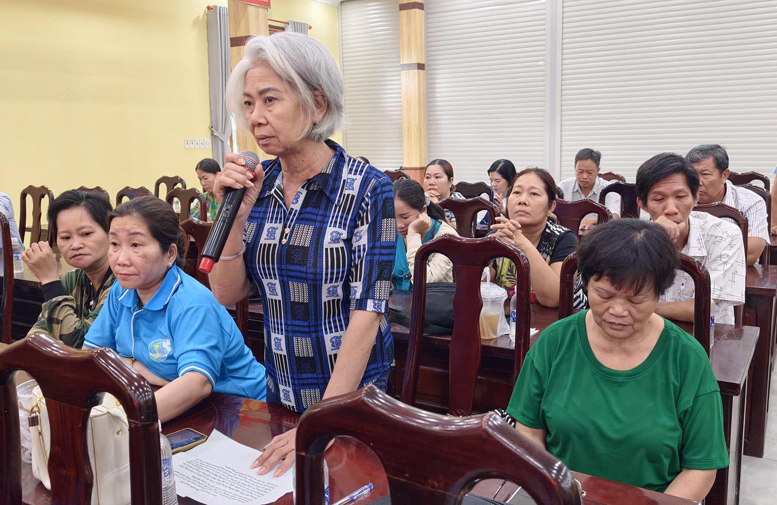 Đoàn Đại biểu Quốc hội tỉnh An Giang tiếp xúc cử tri phường Châu Đốc