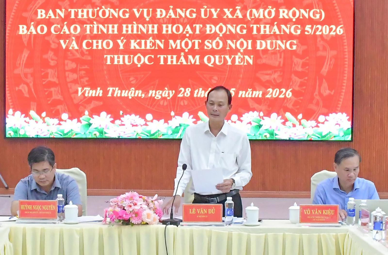 Xã Vĩnh Thuận cập nhật dữ liệu đảng viên 4.0 đạt 100%