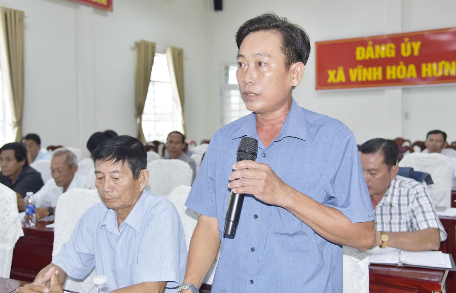 Tổng dư nợ các chương trình tín dụng chính sách tại xã Vĩnh Hòa Hưng đạt hơn 86,2 tỷ đồng