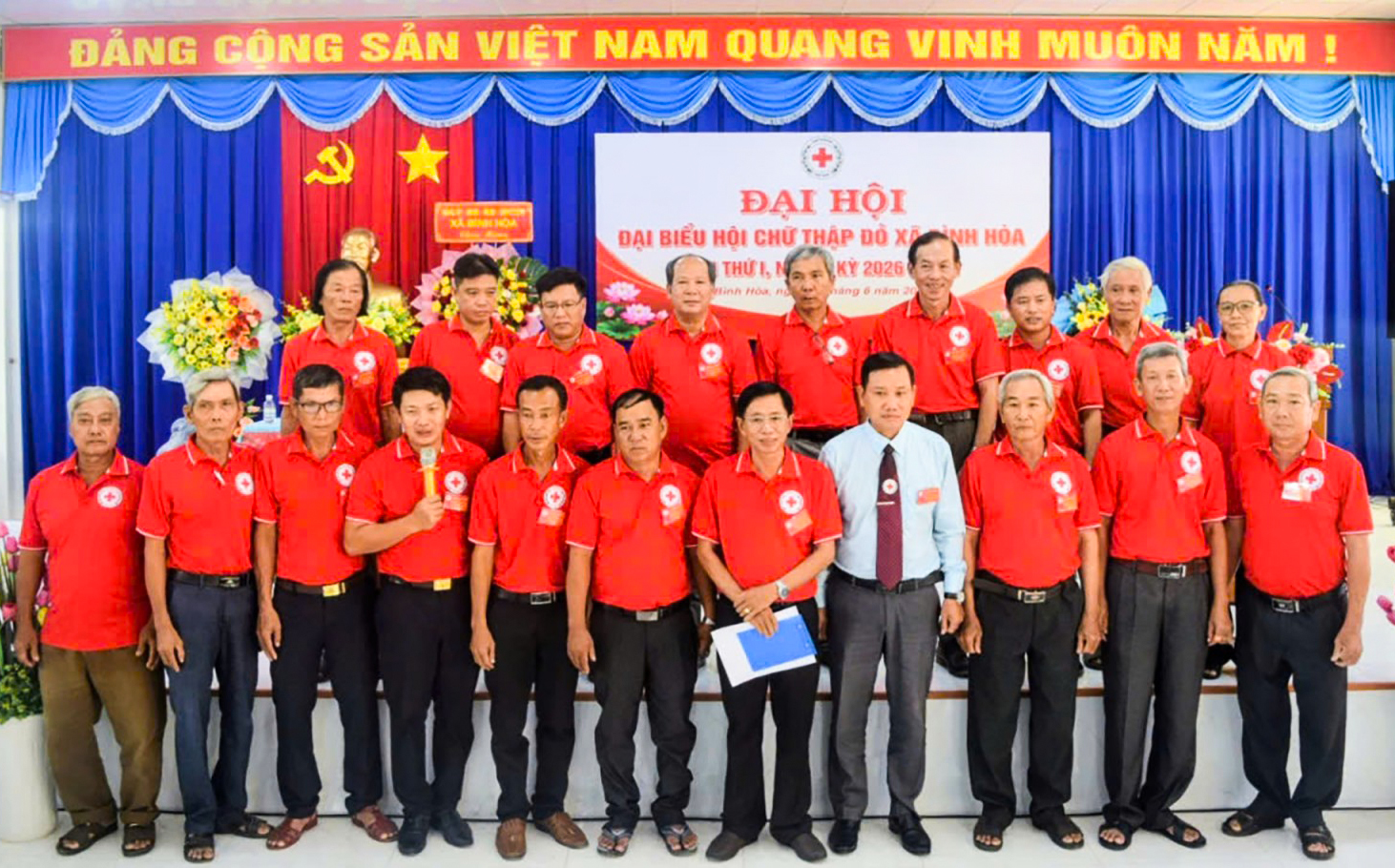 Ông Nguyễn Nhựt Thảo giữ chức Chủ tịch Hội Chữ thập đỏ xã Bình Hòa nhiệm kỳ 2026 - 2031