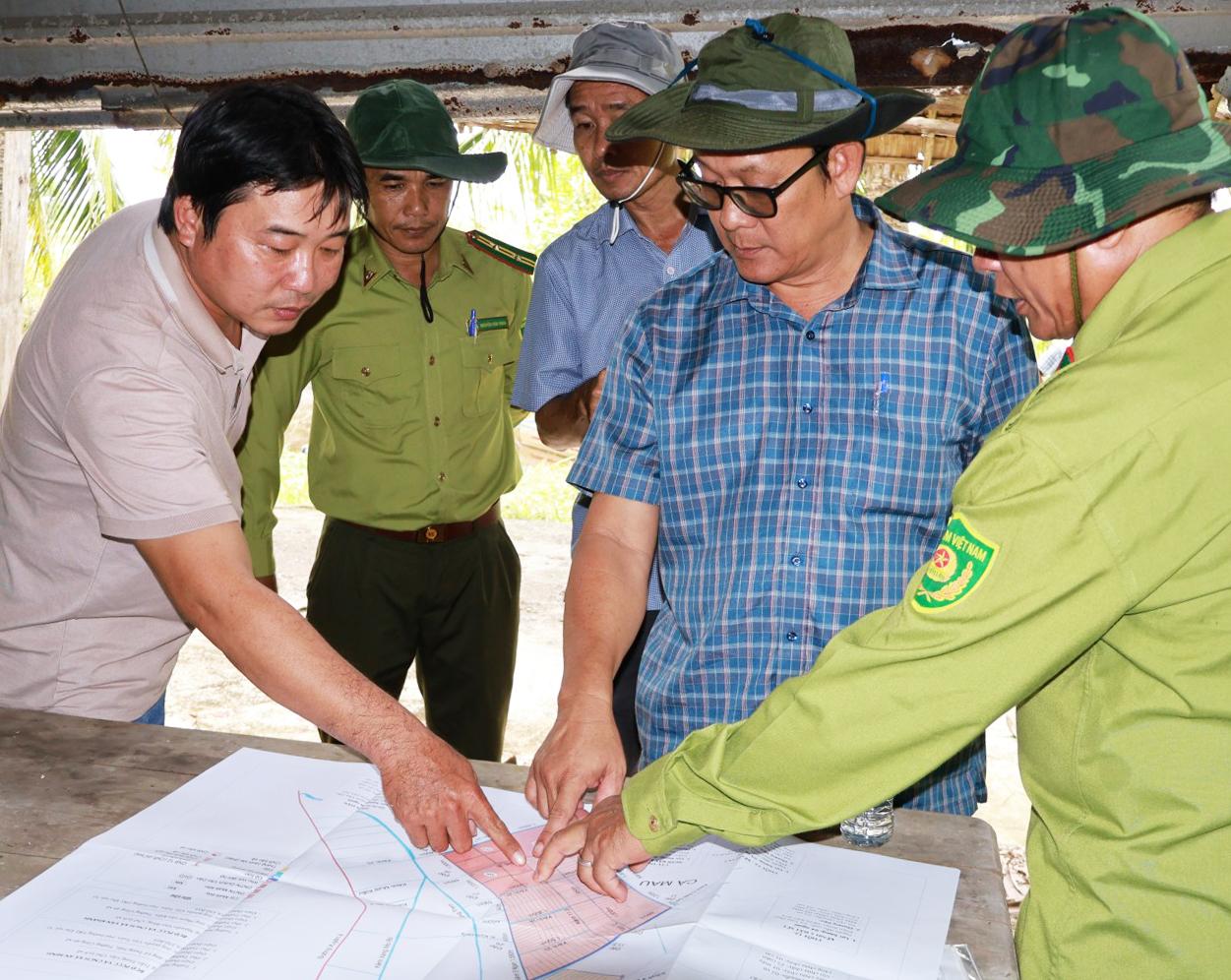 Kiểm tra công tác phòng, chống cháy rừng tại 2 xã An Minh và Vân Khánh