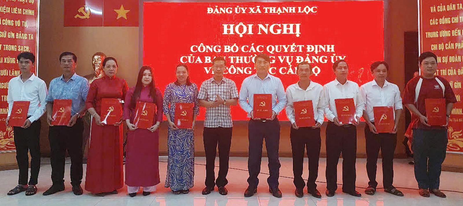 Xã Thạnh Lộc giảm từ 24 còn 20 ấp