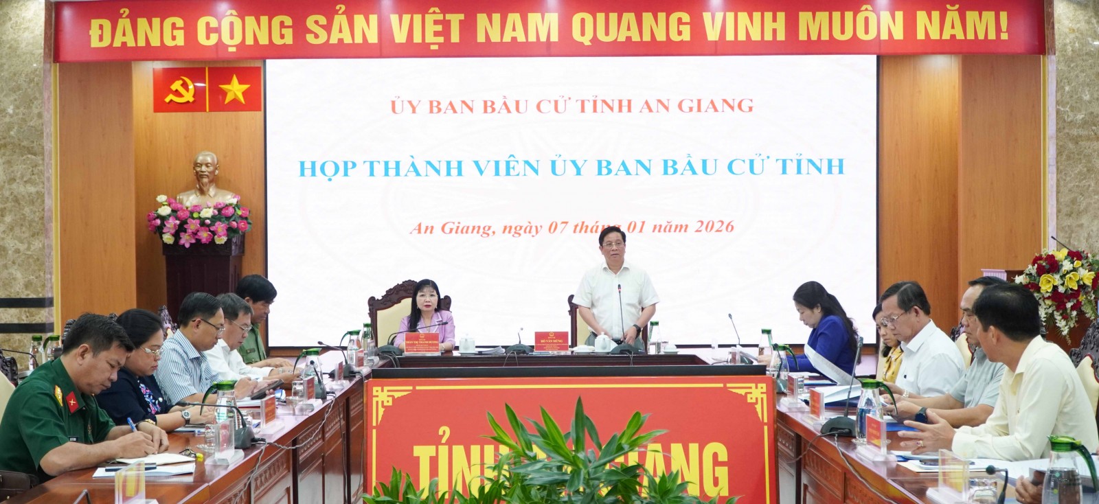 Ủy ban Bầu cử tỉnh An Giang rà soát tiến độ, chuẩn bị làm việc với đoàn giám sát của Ủy ban Thường vụ Quốc hội