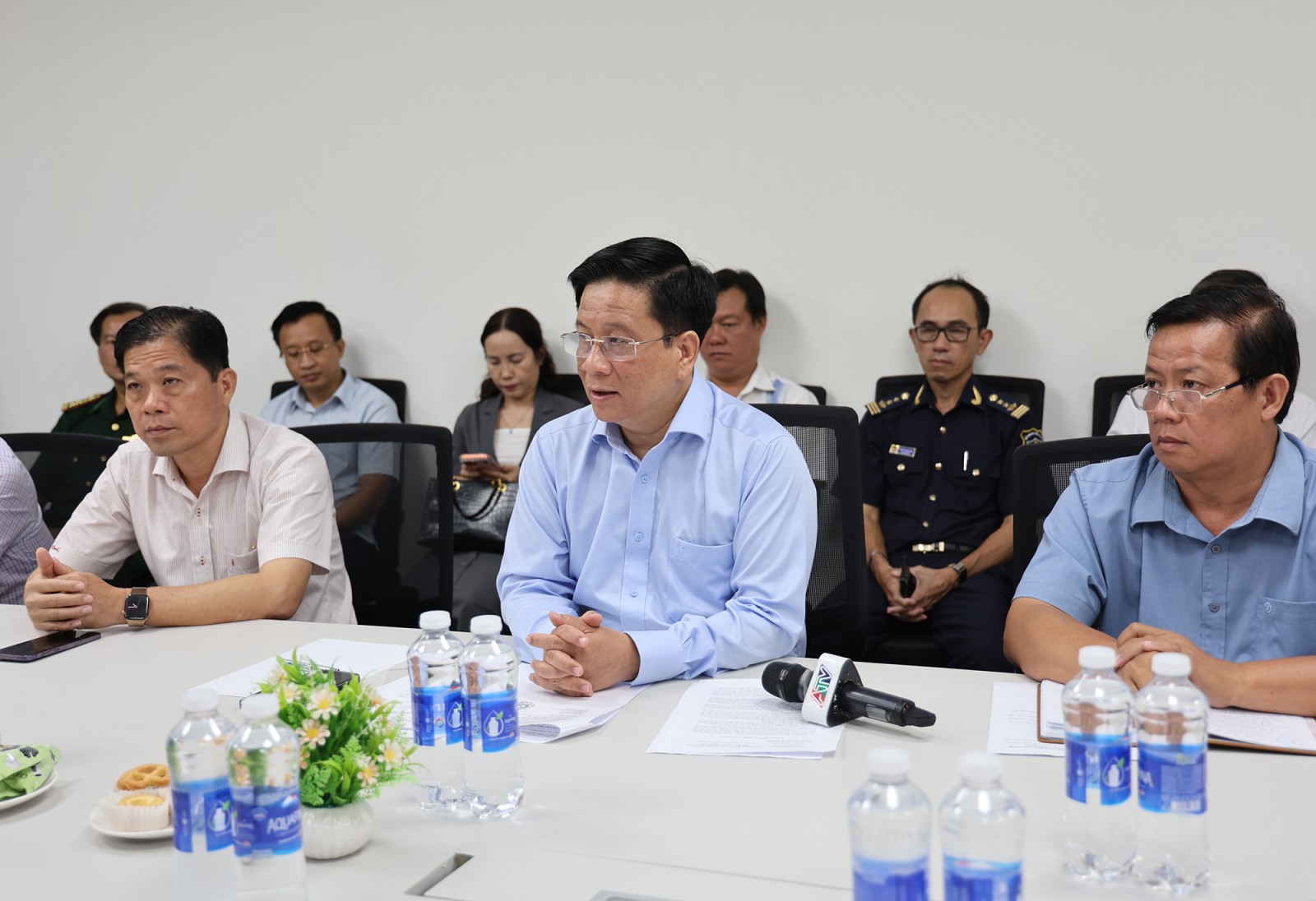 Chủ tịch UBND tỉnh An Giang Hồ Văn Mừng kiểm tra khu công nghiệp Xuân Tô