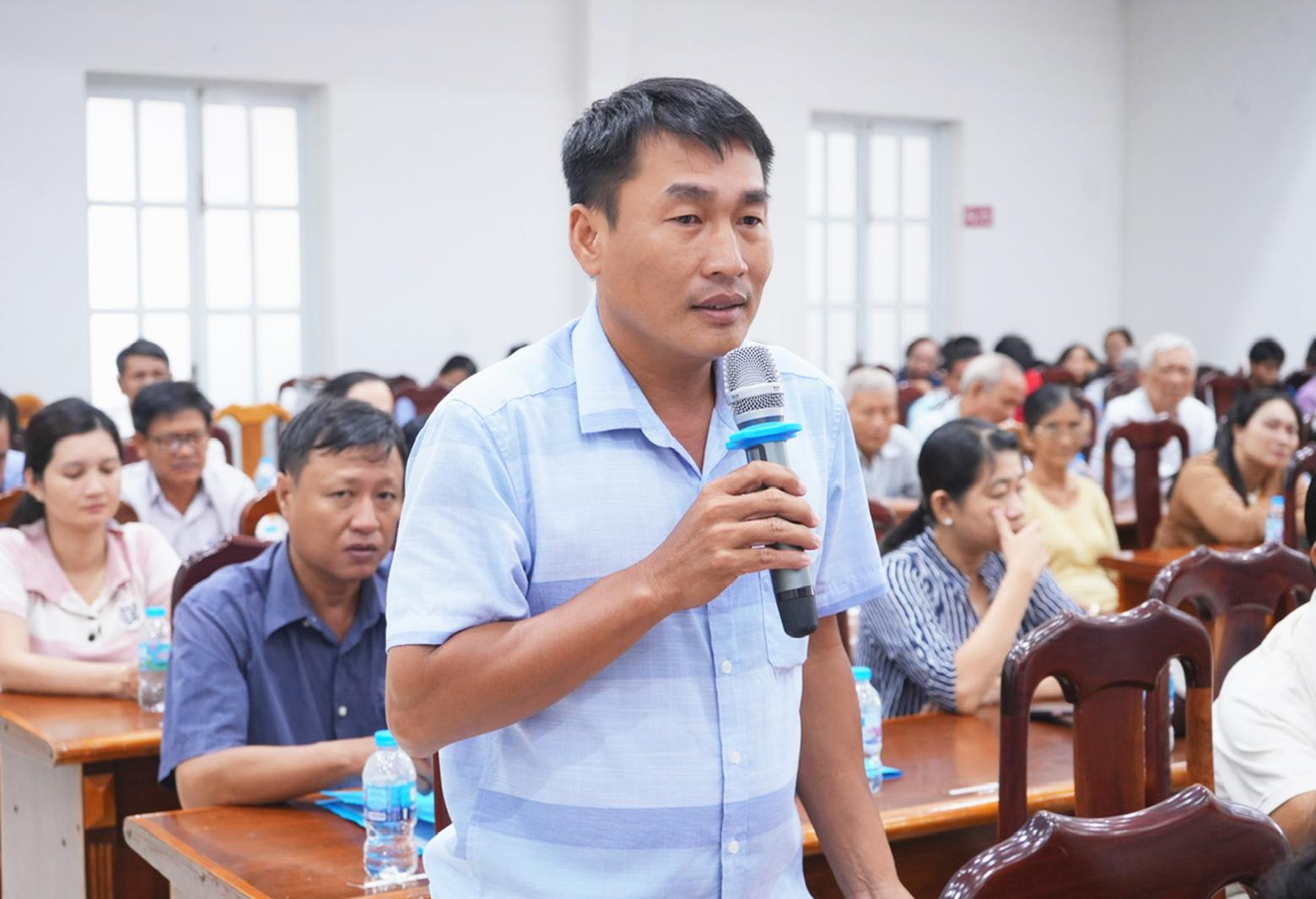 Đại biểu HĐND tỉnh An Giang tiếp xúc cử tri xã Phú Tân