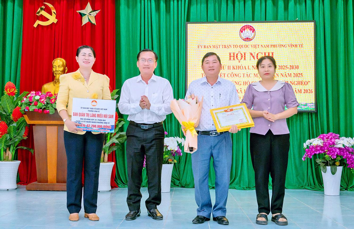 Vĩnh Tế chung tay vì dân