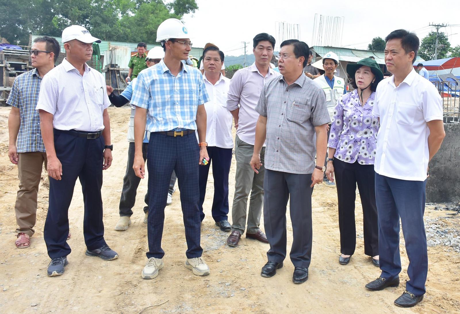 Bí thư Tỉnh ủy An Giang Nguyễn Tiến Hải khảo sát tiến độ thi công các dự án đầu tư phục vụ Hội nghị APEC 2027