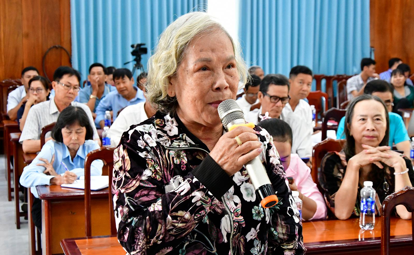 Đoàn Đại biểu Quốc hội tỉnh An Giang, đơn vị số 6 tiếp xúc cử tri hai xã Châu Thành và Bình An