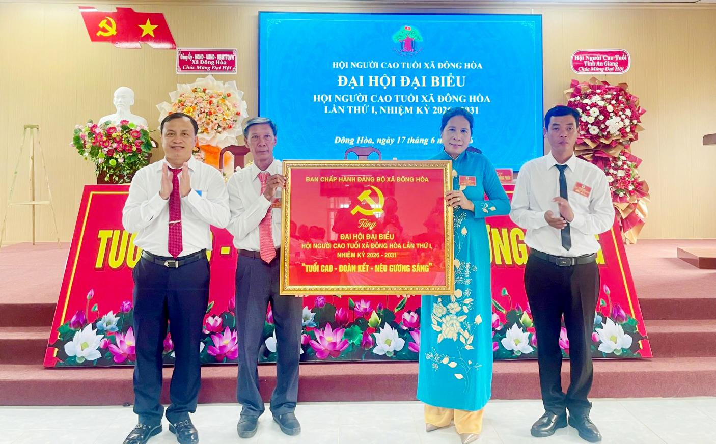 Đại hội đại biểu Hội Người cao tuổi xã Đông Hòa lần thứ I