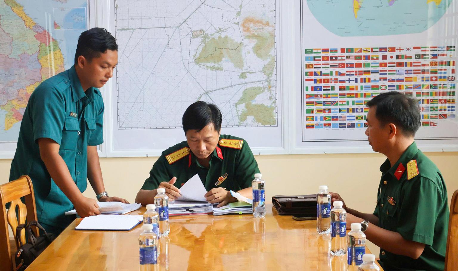 Kiểm tra công tác bảo đảm an ninh, quốc phòng tại xã Ba Chúc