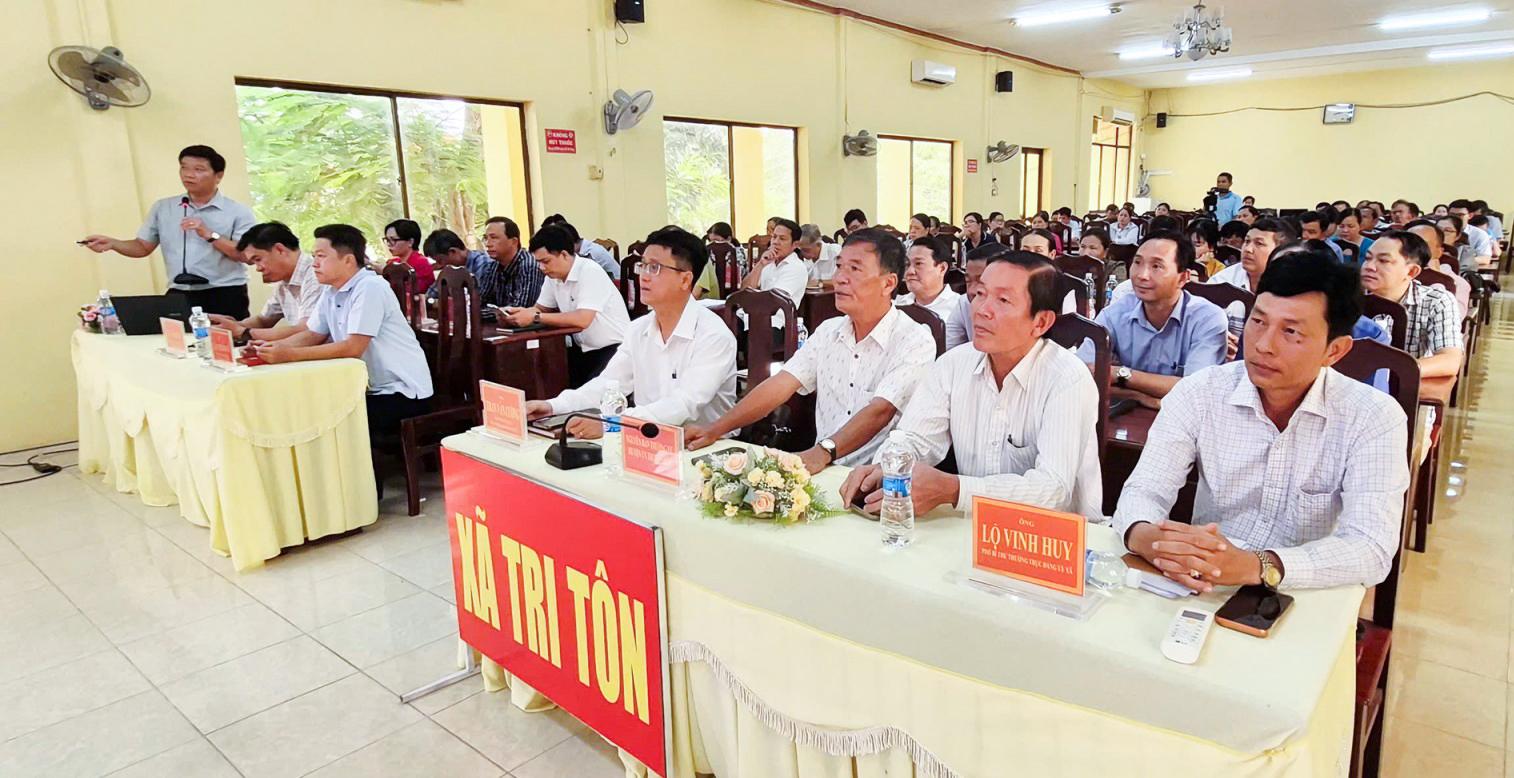 Lấy ý kiến Đồ án Quy hoạch chung đô thị mới xã Tri Tôn đến năm 2050