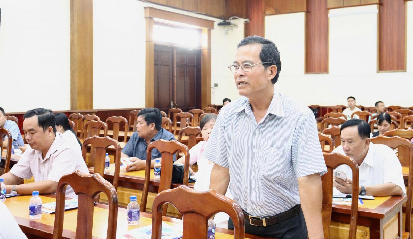 Ứng cử viên đại biểu HĐND tỉnh tiếp xúc cử tri xã Chợ Mới