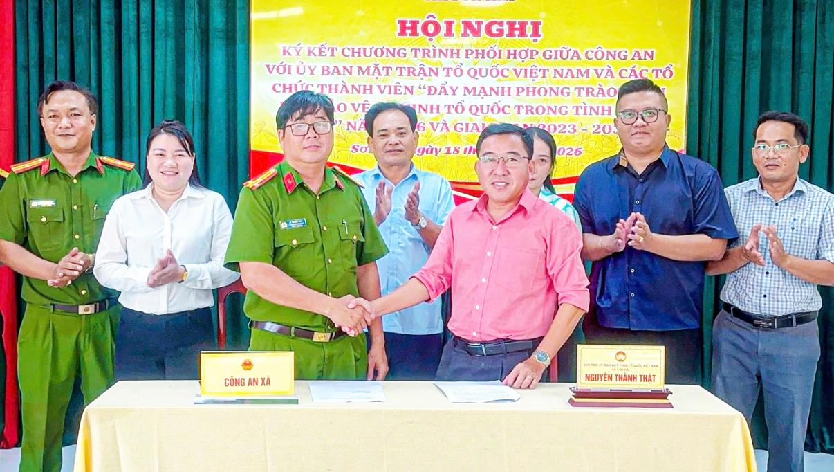 Xã Sơn Hải đẩy mạnh thực hiện phong trào Toàn dân bảo vệ an ninh Tổ quốc trong tình hình mới