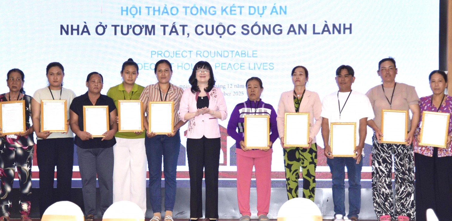 Dự án “Nhà ở tươm tất, cuộc sống an lành” hỗ trợ hơn 70 căn nhà cho hộ có hoàn cảnh khó khăn