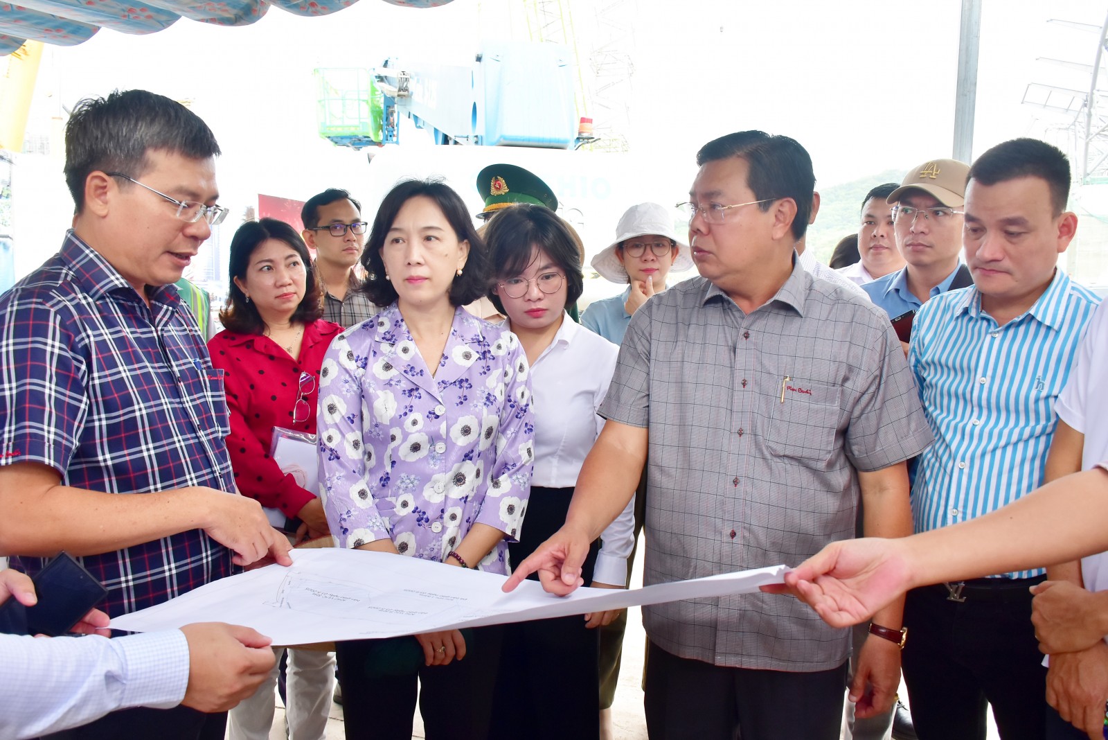 Bí thư Tỉnh ủy An Giang Nguyễn Tiến Hải khảo sát tiến độ thi công các dự án đầu tư phục vụ Hội nghị APEC 2027