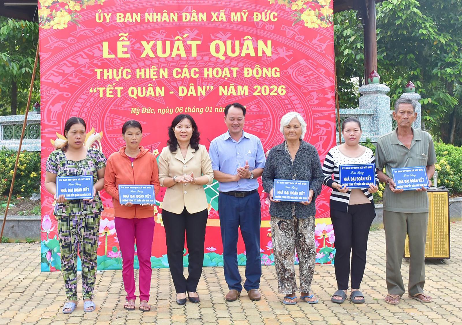 Xã Mỹ Đức xuất quân Tết Quân - Dân 2026