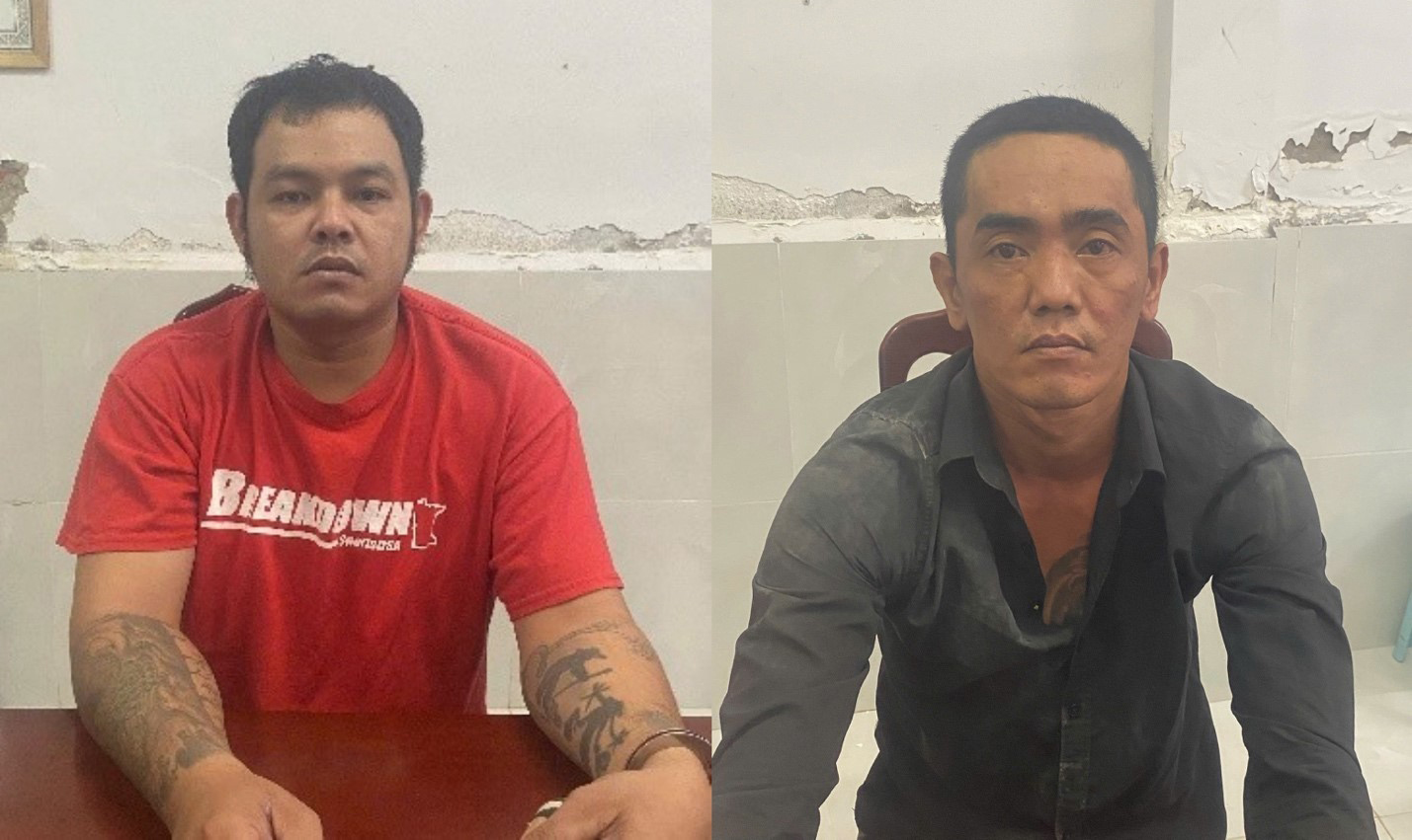 Công an phường Rạch Giá bắt quả tang hai đối tượng trộm cắp dây điện