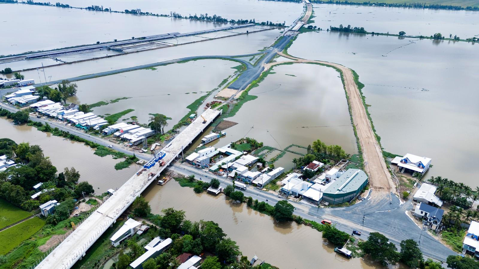Cao tốc Châu Đốc - Cần Thơ - Sóc Trăng đoạn qua địa bàn tỉnh An Giang trước ngày thông xe kỹ thuật