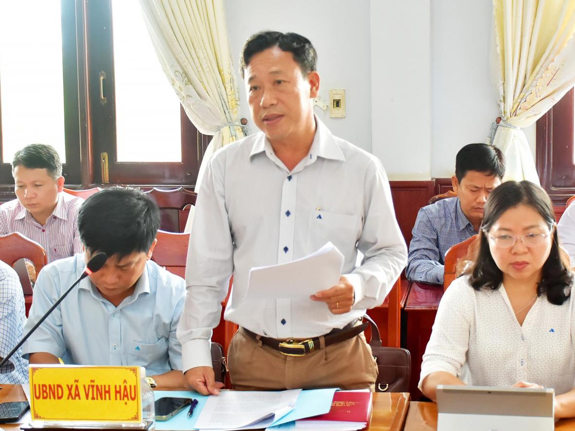 Phó Chủ tịch UBND tỉnh Ngô Công Thức làm việc với 5 xã tiểu vùng phía bắc tỉnh An Giang