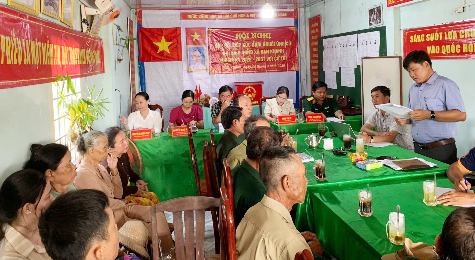 Sẵn sàng ngày hội bầu cử tại xã Vân Khánh