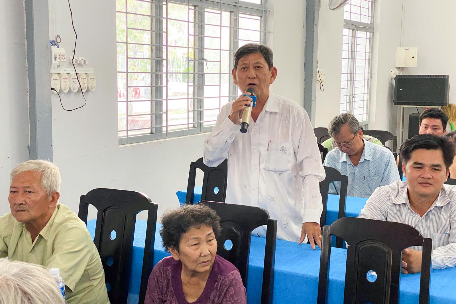 Ứng cử viên đại biểu HĐND tỉnh An Giang đơn vị bầu cử số 10 tiếp xúc cử tri các địa phương