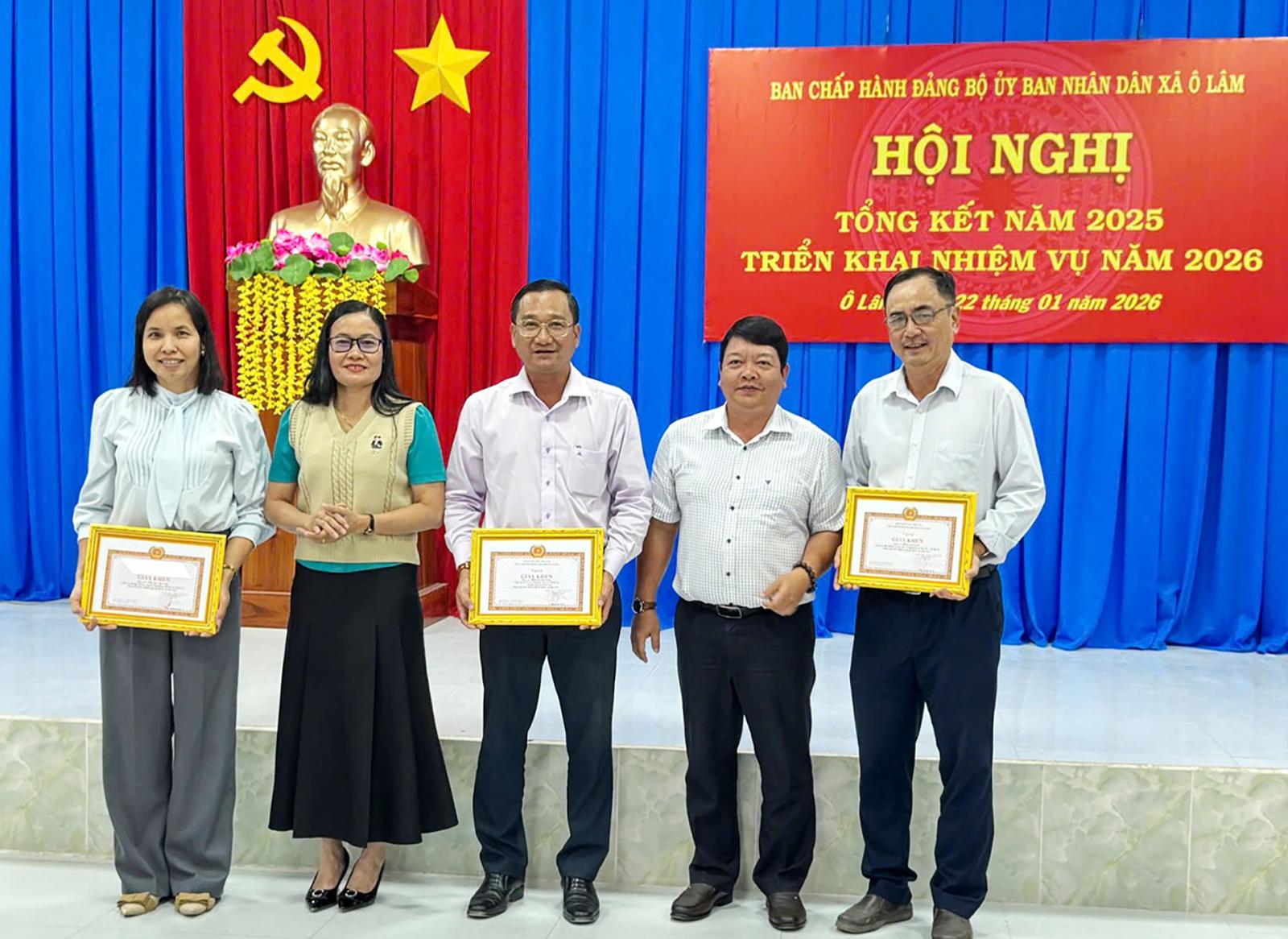 Đảng ủy UBND xã Ô Lâm đề ra 5 nhiệm vụ trọng tâm trong năm 2026