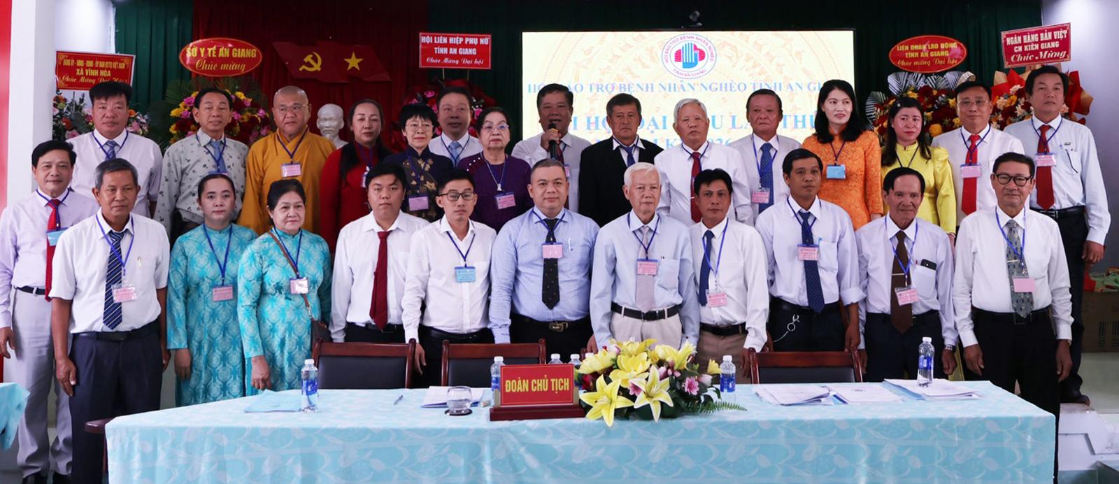 Ông Trương Thắng Trận tái đắc cử chức Chủ tịch Hội Bảo trợ bệnh nhân nghèo tỉnh An Giang