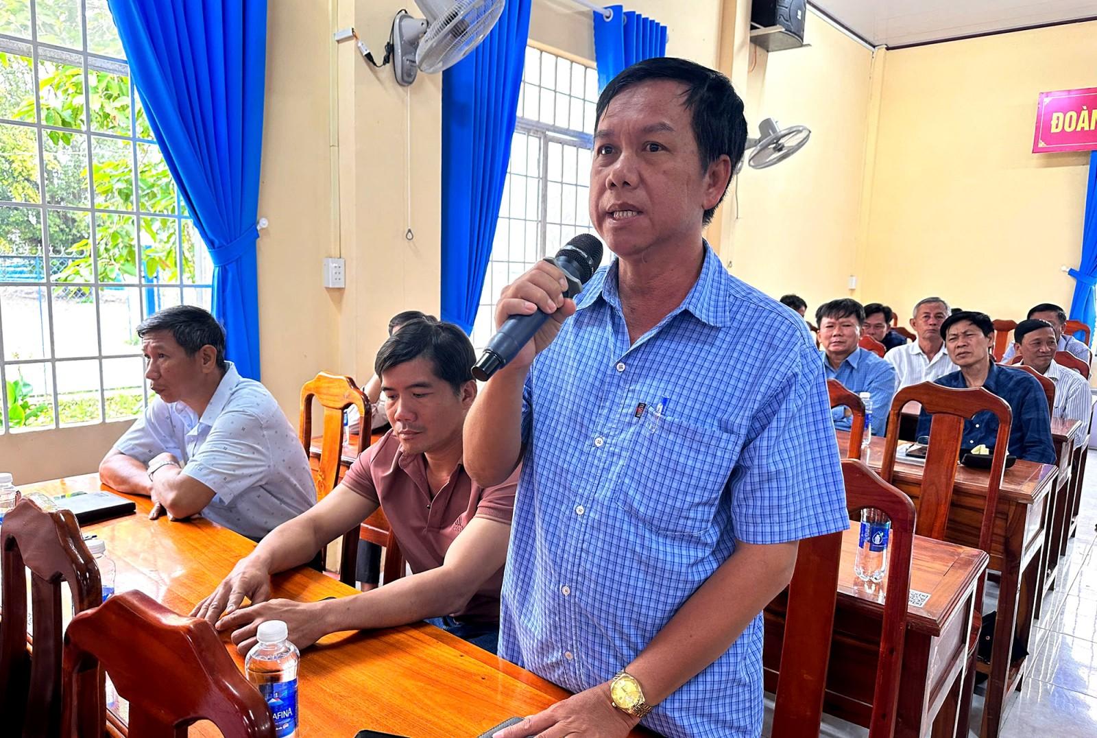 Cấp ủy, chính quyền xã Vĩnh Gia đối thoại trực tiếp với dân