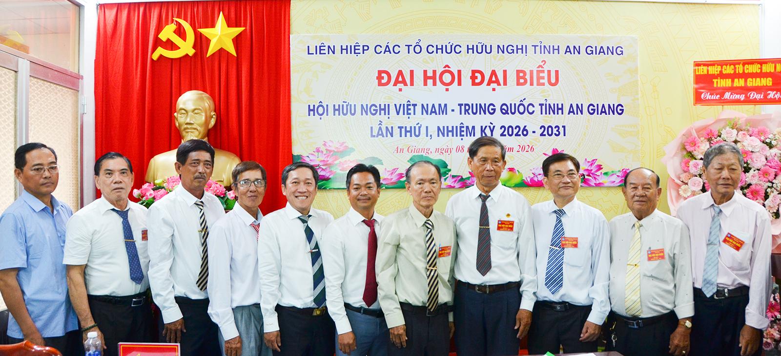 Ông Bành Kía giữ chức Chủ tịch Hội Hữu nghị Việt Nam - Trung Quốc tỉnh An Giang, nhiệm kỳ 2026 - 2031