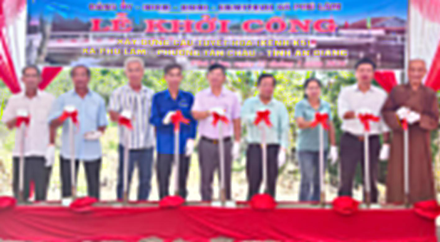 Khởi công xây dựng cầu Tuyết Hoa
