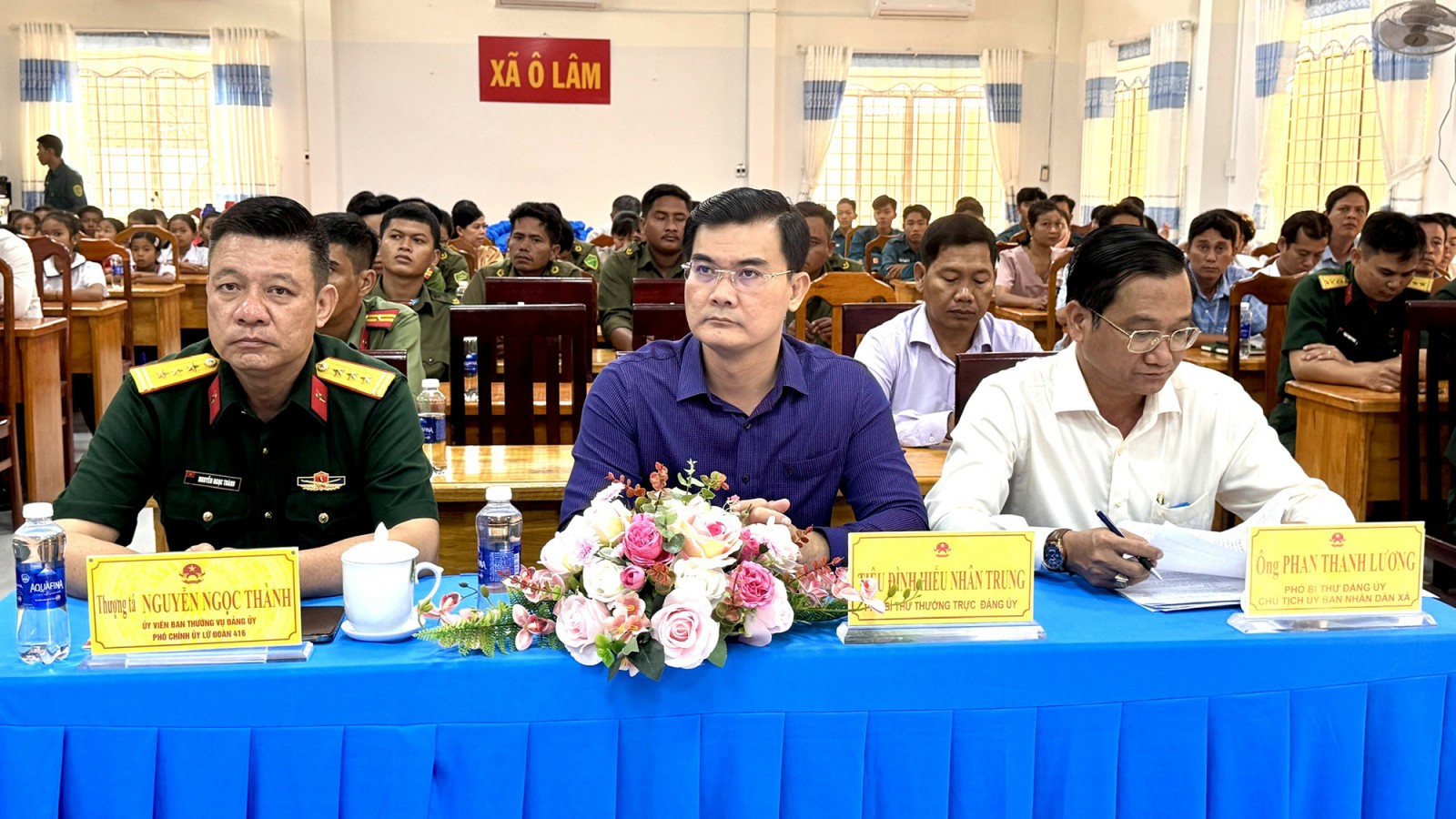 Xã Ô Lâm tổ chức lễ xuất quân Tết Quân - Dân năm 2026