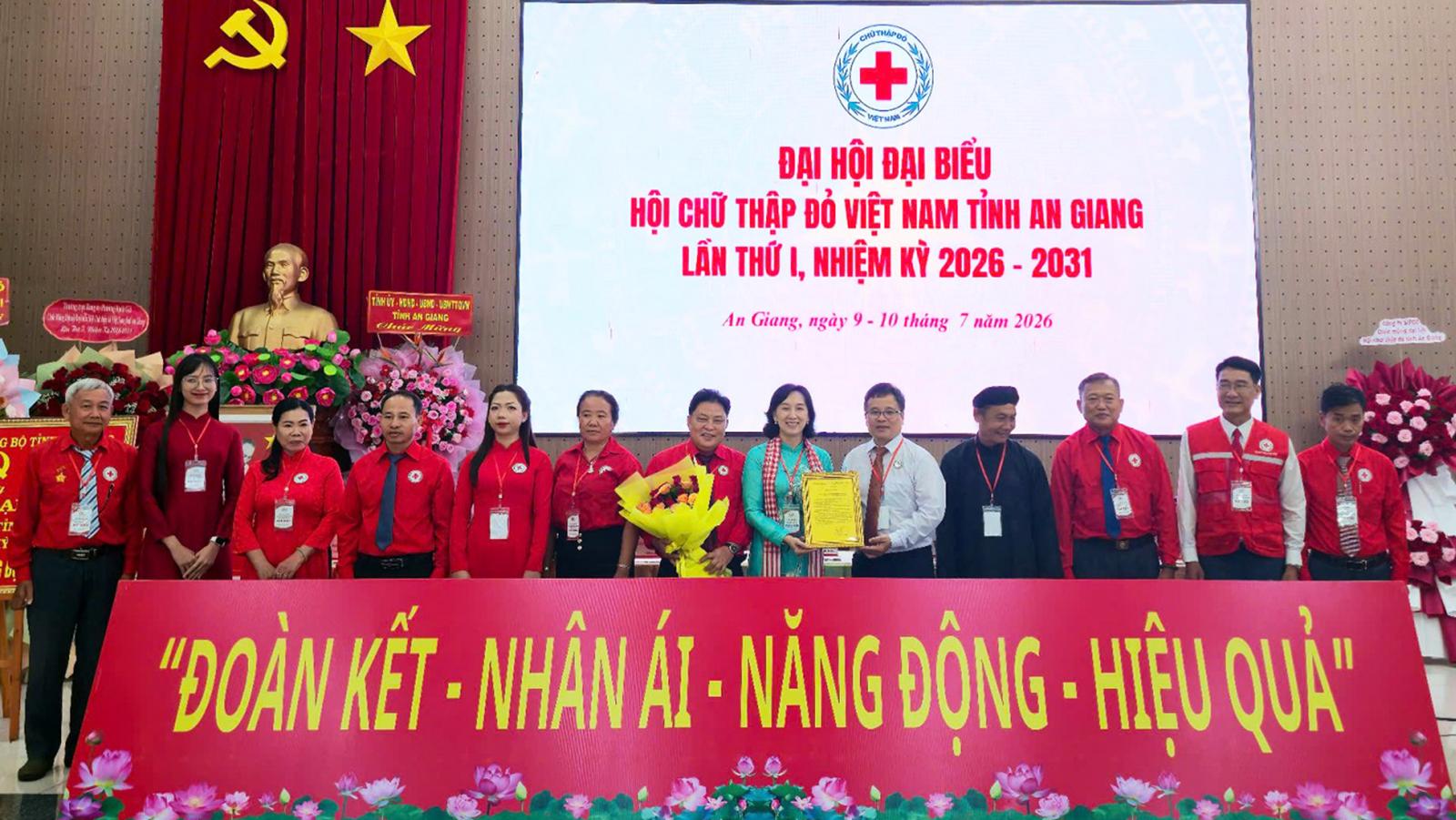 Đại hội đại biểu Hội Chữ thập đỏ tỉnh An Giang lần thứ I, nhiệm kỳ 2026 - 2031 thành công tốt đẹp