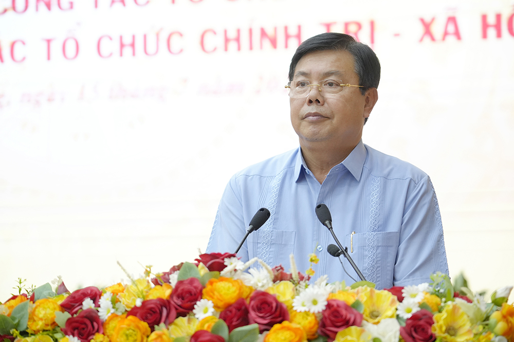 Công bố quyết định tổ chức, cán bộ Mặt trận Tổ quốc và các tổ chức chính trị - xã hội tỉnh An Giang