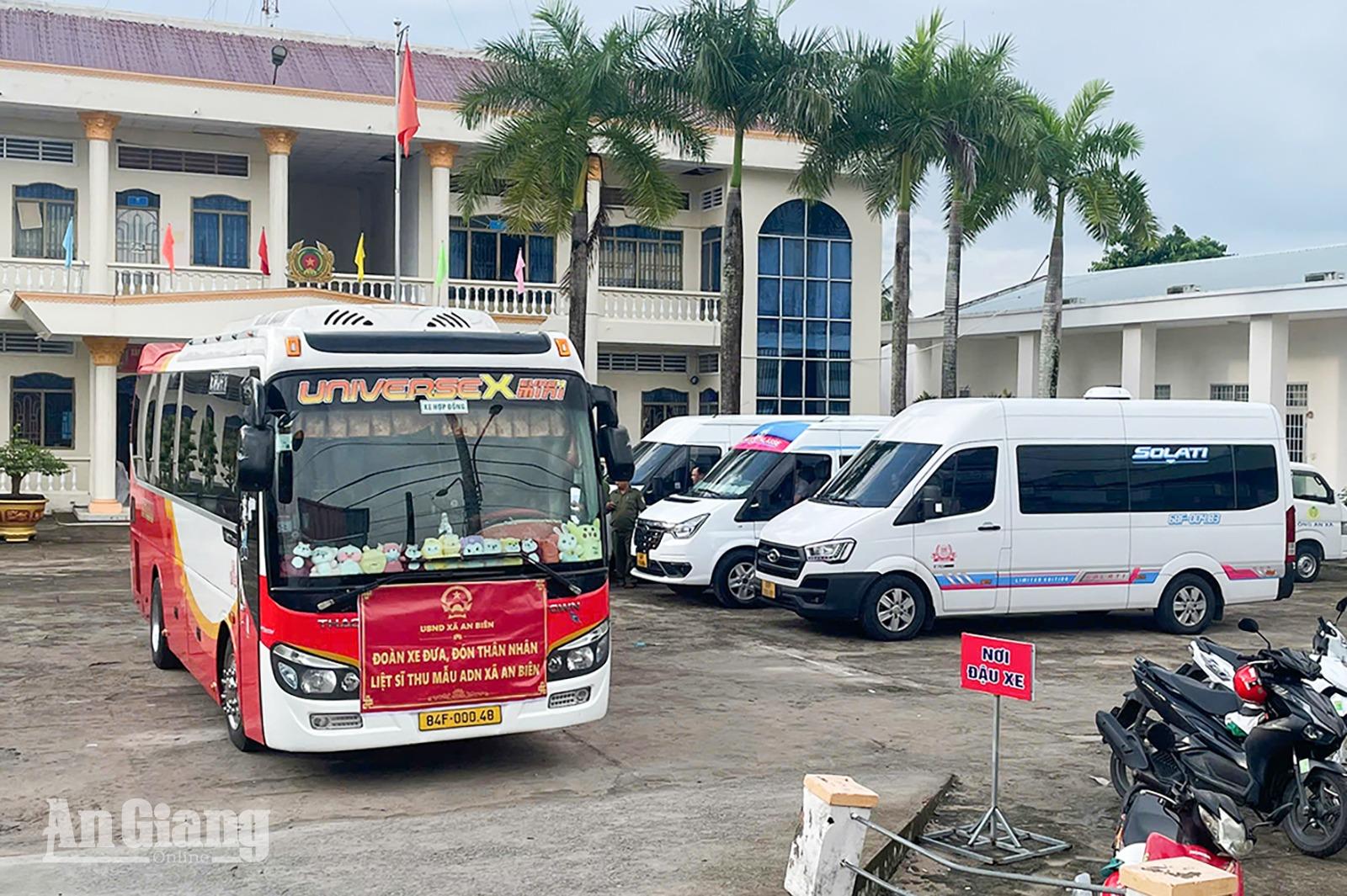 An Biên hỗ trợ 51 thân nhân liệt sĩ lấy mẫu ADN