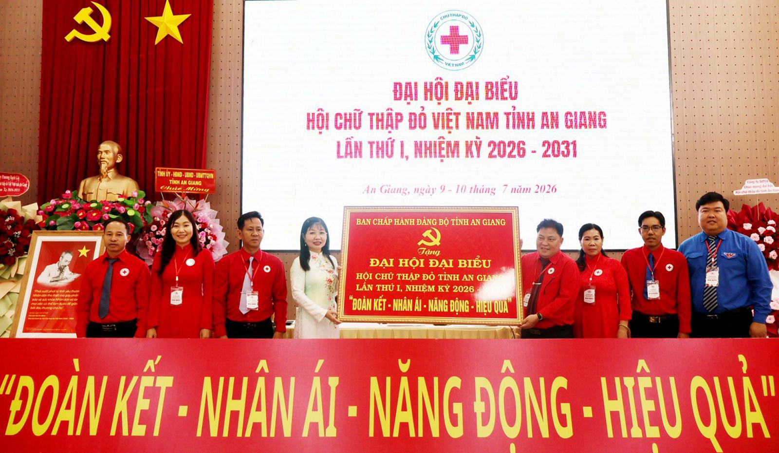 Đại hội đại biểu Hội Chữ thập đỏ tỉnh An Giang lần thứ I, nhiệm kỳ 2026 - 2031 thành công tốt đẹp