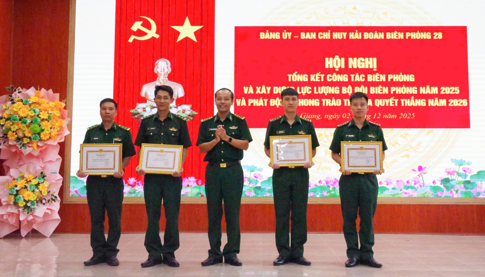 Hải đoàn Biên phòng 28 tổng kết nhiệm vụ năm 2025