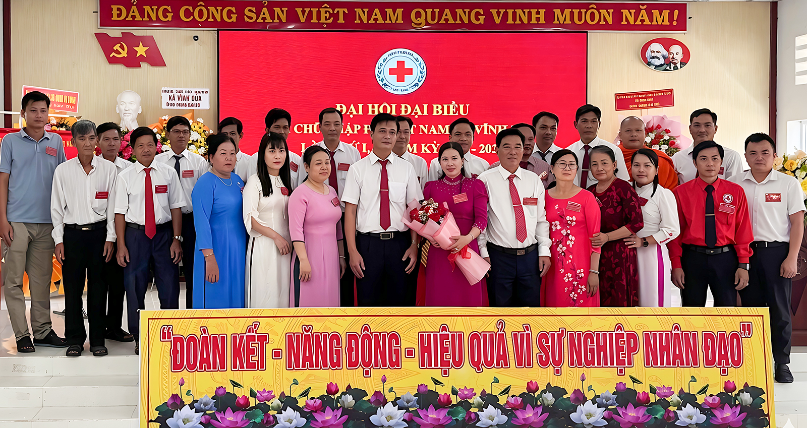 Ông Võ Văn Chanh được bầu làm Chủ tịch Hội Chữ thập đỏ xã Vĩnh Hòa