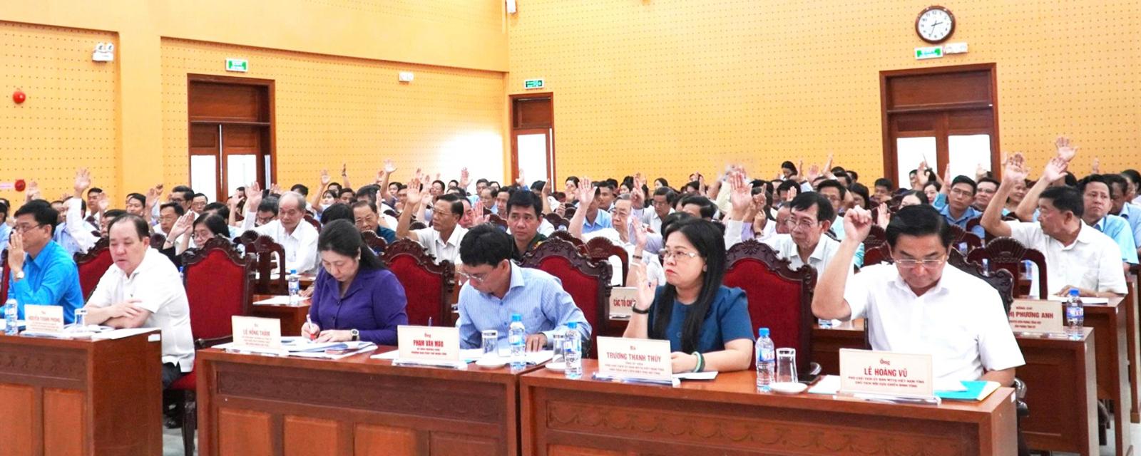 An Giang: Hiệp thương lần thứ hai thỏa thuận lập danh sách sơ bộ những người ứng cử đại biểu Quốc hội và HĐND tỉnh