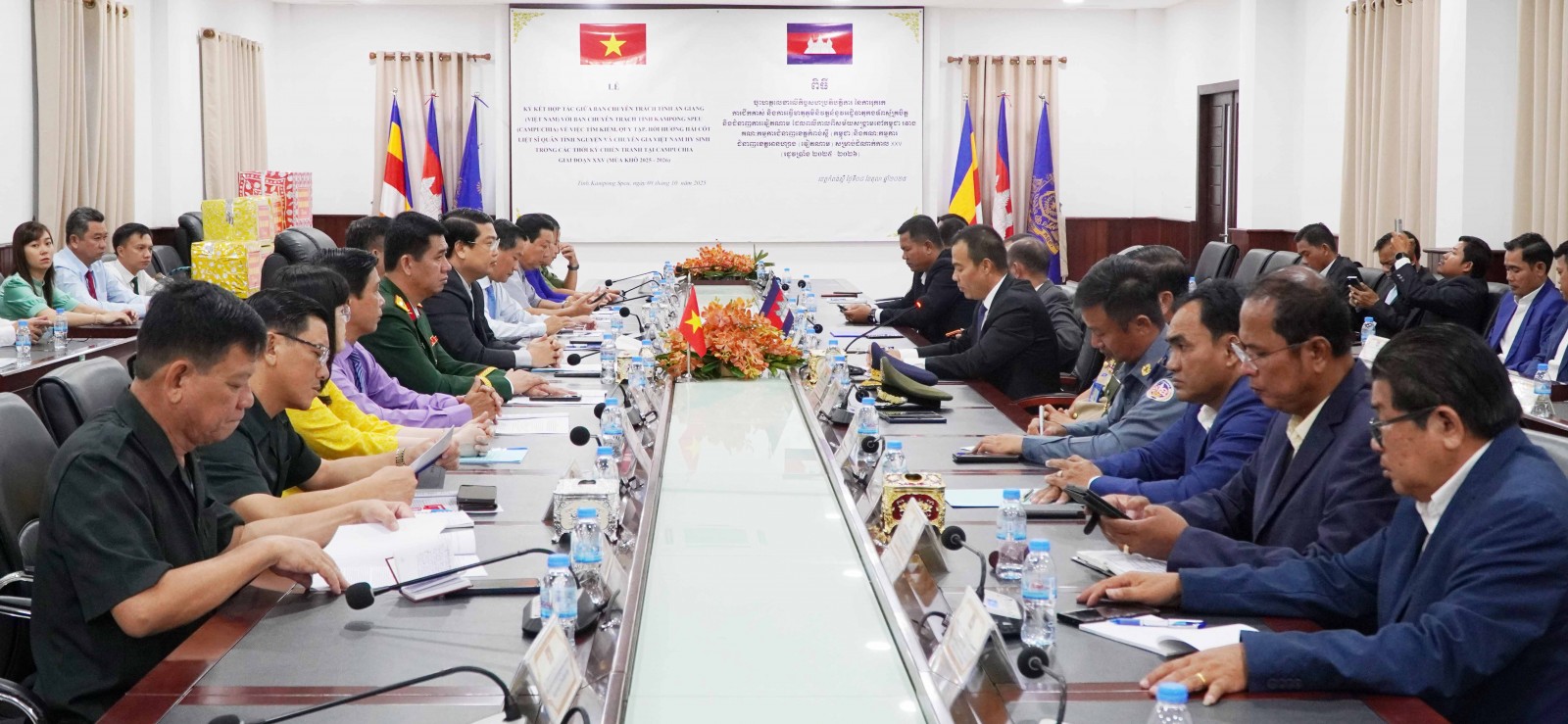 An Giang ký kết hợp tác tìm kiếm hài cốt liệt sĩ tại tỉnh Kampong Speu