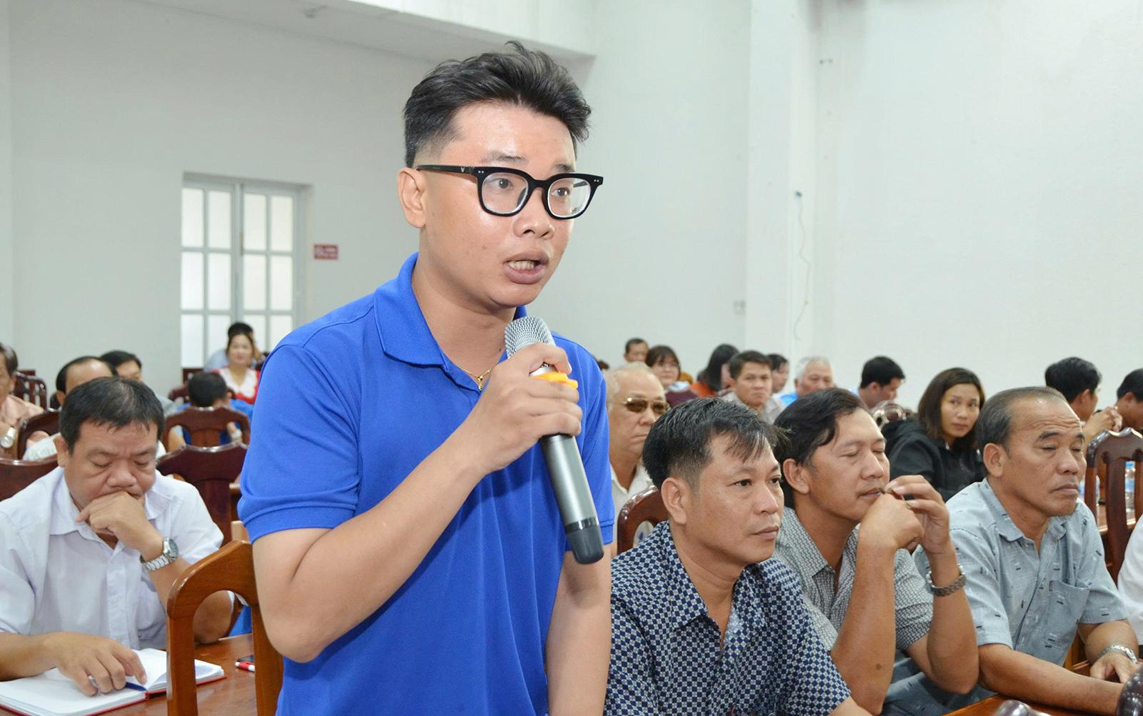 Ứng cử viên đại biểu Quốc hội tiếp xúc cử tri 4 xã Bình Thạnh Đông, Hòa Lạc, Phú Tân và Phú An