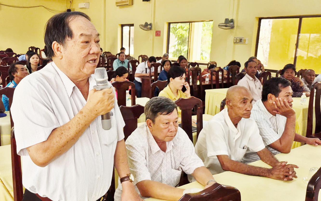 Ứng cử viên đại biểu HĐND tỉnh An Giang tiếp xúc cử tri các xã, phường