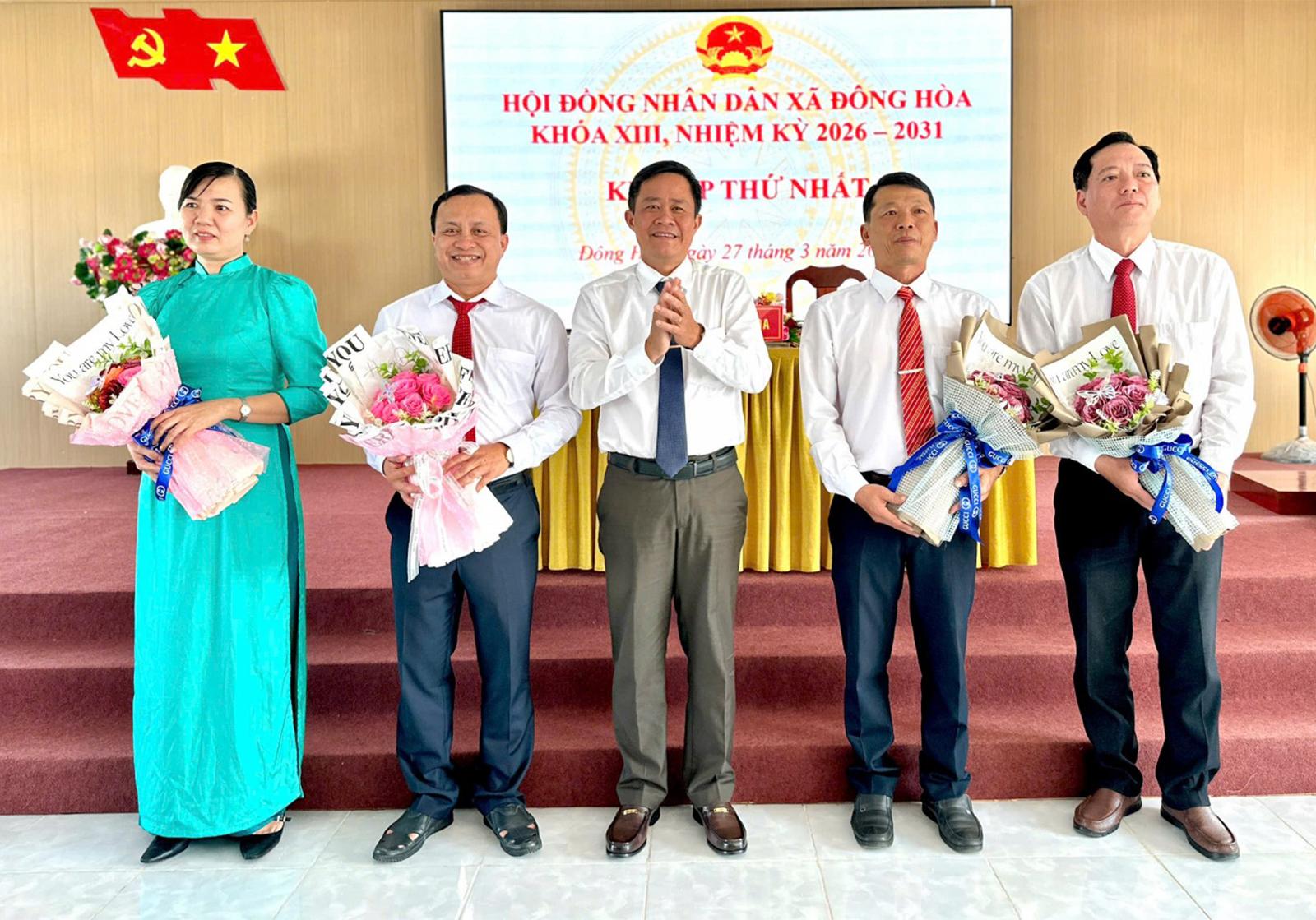 Ông Trương Minh Diệu tái đắc cử Chủ tịch HĐND xã Đông Hòa